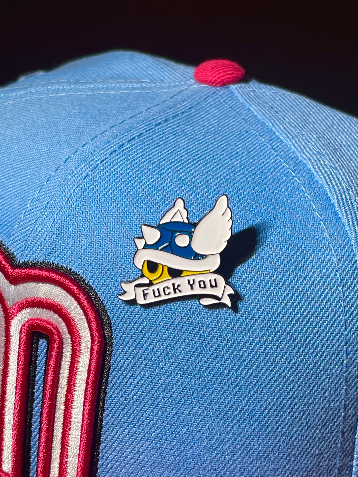 BLUE SHELL PIN