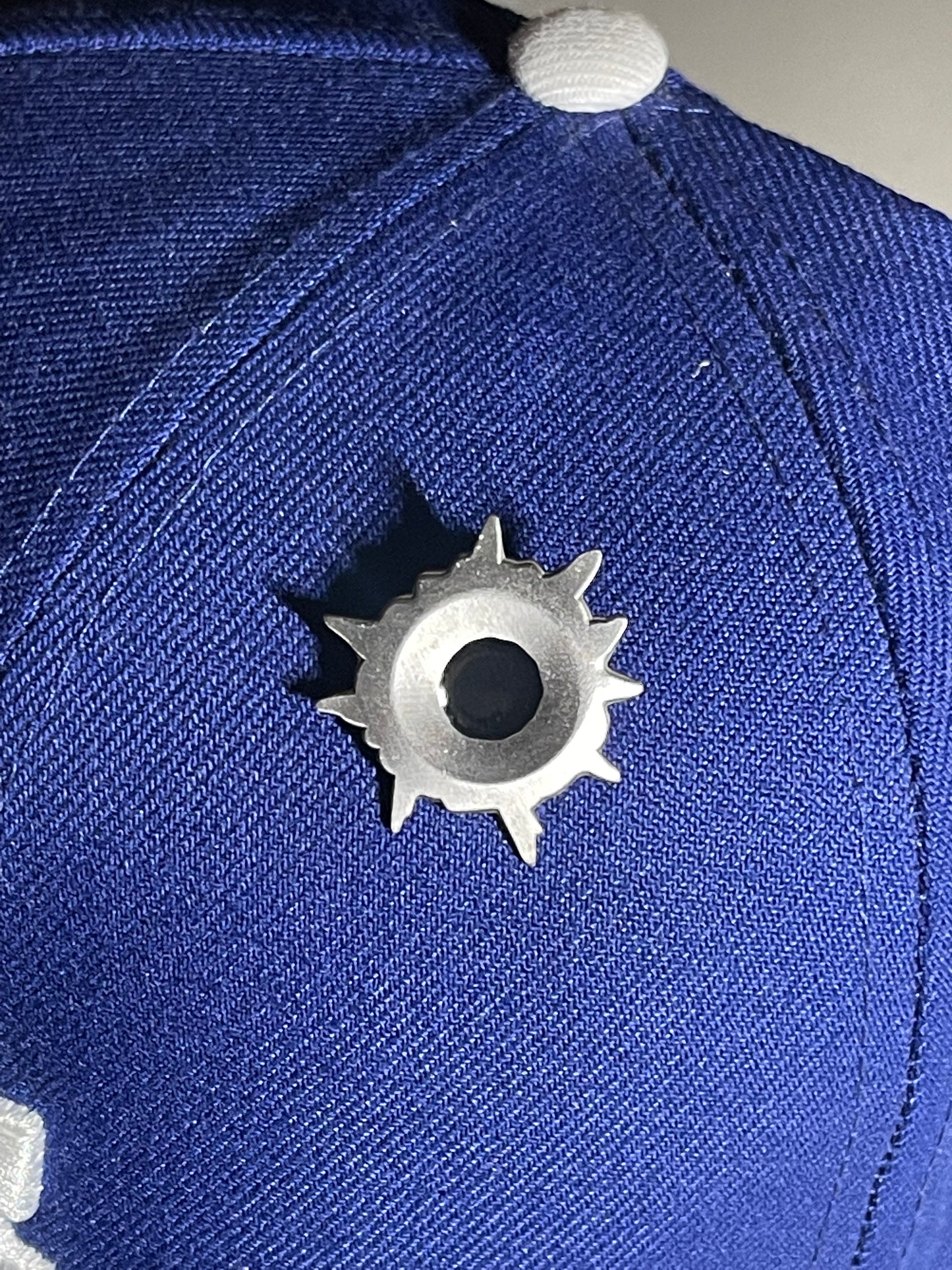 SILVER BULLETHOLE PIN